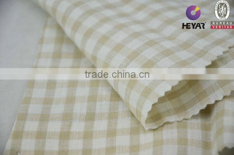 Linen Plaid Fabric