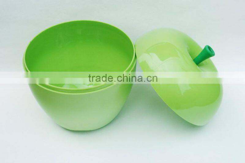 Cheap Apple Shape Food Plastic Container With Lid