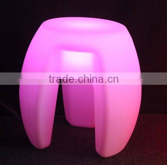 Unique LED colour changing bar stool/Rechargeable Decorative Led Bar Chair Led Bar Furniture