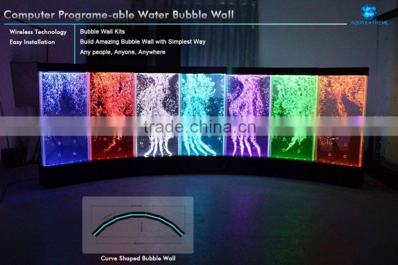 Digital Control bubble wall water panel LED