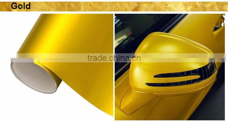 Air drain matte chrome rose red wraps For Car Wrapping (Air Free)