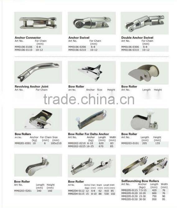 SS316/SS316L/Hot galvanized Bruce Anchor, Flipper Anchor, Delta Anchor