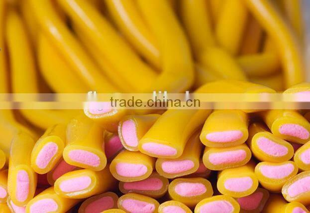 sweet&sour flavour long colorful twizzlers rainbow twists soft jelly candy