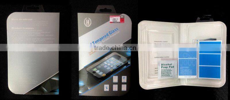 In stock ! 9h 0.33mm Anti fingerprint color tempered glass screen protector for iphone 6 / 6S / 6S plus