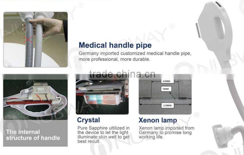 New high energy best professional new style shr /opt/aft ipl elight rf laser hair removal machine