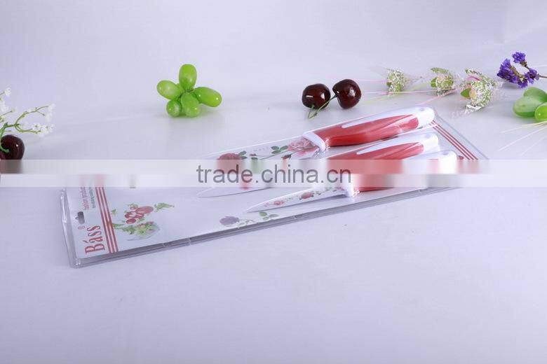 2016 Korea style 4 pcs stainless steel knife set with a plane
