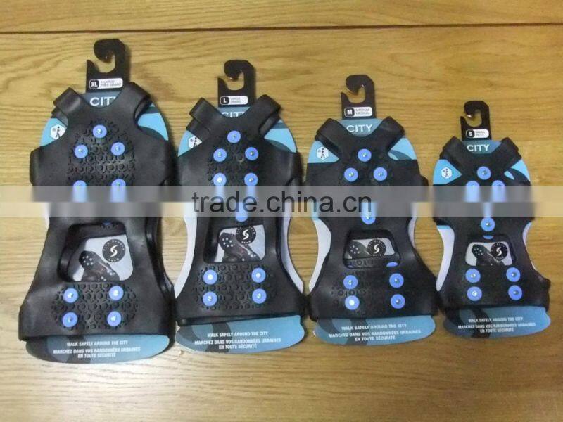 Ice Snow Anti Slip Shoe Boots Spikes Walk Cleats Grippers Crampons Climbing