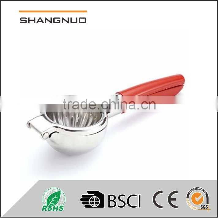 2017 Stainless Steel Lemon Squeezer citrus juicer with TPR handle