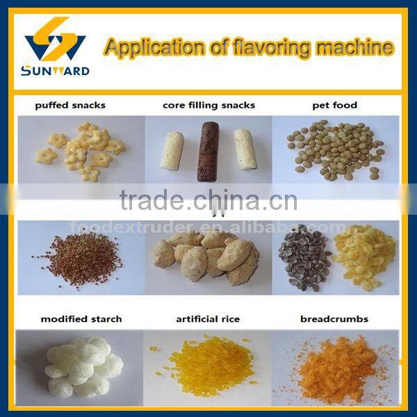 Automatic new design puffed snack relishing machinery