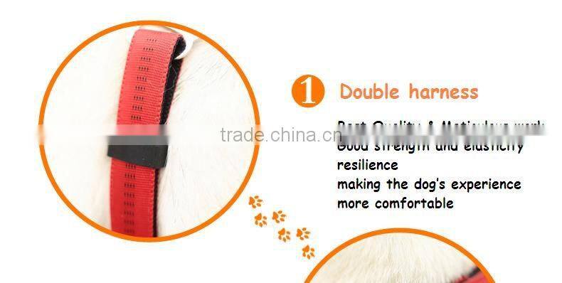 Wholesale pet dog leash and dog harness vest