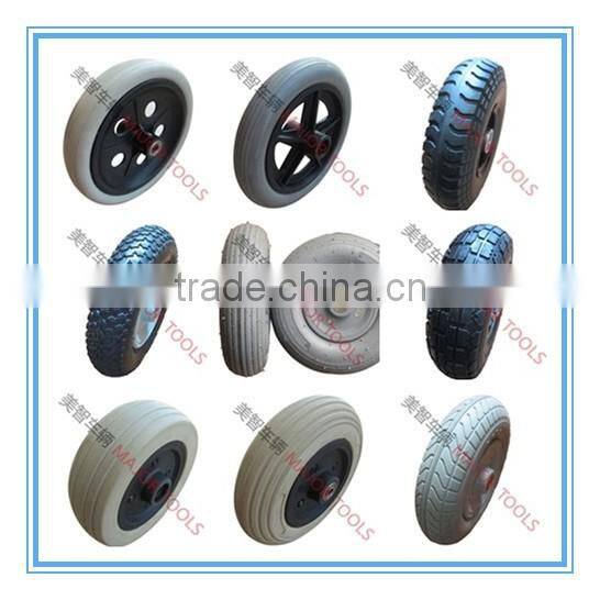 310mm solid rubber tyre with steel rim