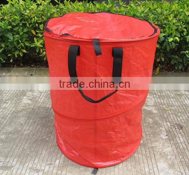 red Christmas pop up bag