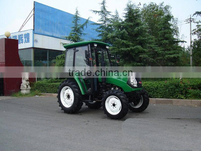 Four Wheel Driving 60hp Agricultural Tractor With Cabin