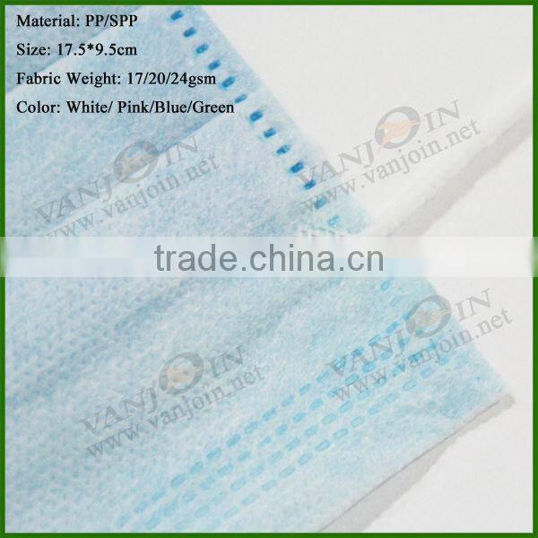 Dispsoable Elastic Earloop Face Mask For Medical Use