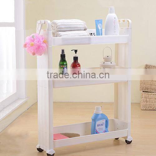 removable corner storage rack with wheels-2 layers