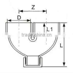 UPVC u-trap DIN PVC u-trap