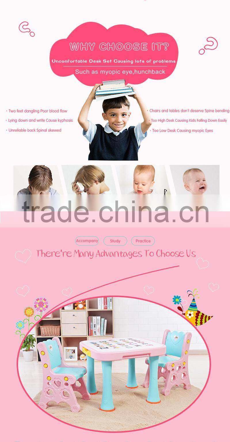 kids cartoon study table and chair kids study table chair