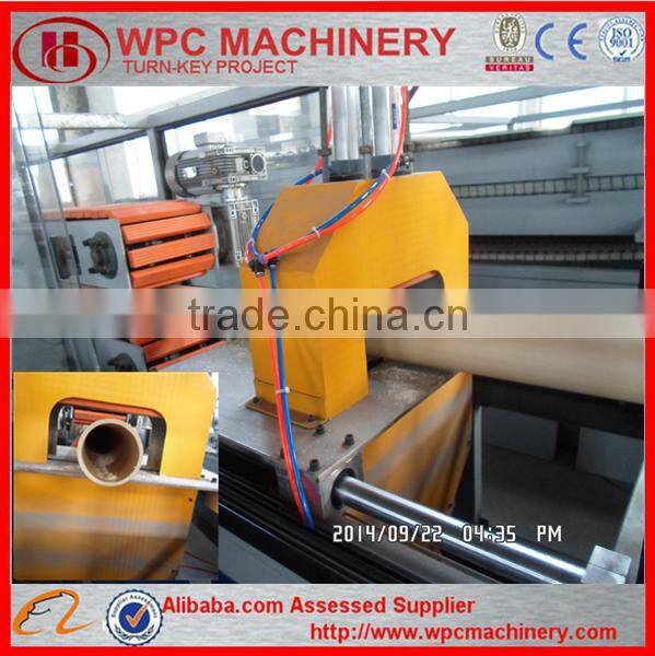 wood plastic decking machine with price / wood plastic profile extrusion high quality