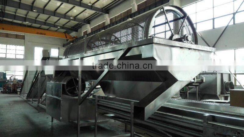 frozen french fries continuous frying production line