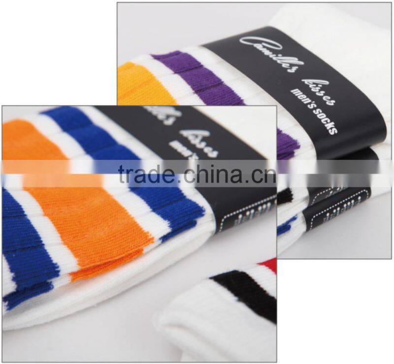 China custom man sock manufacturer,cotton skateboard sock