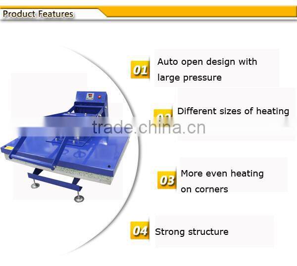 Auplex FuZhou New Product Large Format Sublimation Auto Open T-shirt Heat Transfer Machine