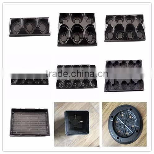 Eco-friendly 200 cell black plastic nursery plug tray