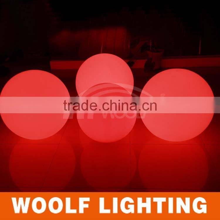 Plastic Case Dia 40cm Color LED Illuminated Sphere