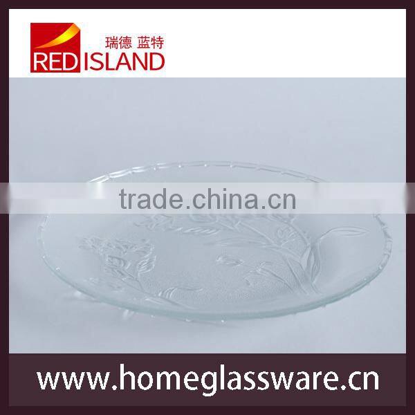 rose glass tray of dishware type for CE/EU ,SGS CERTIFICATION