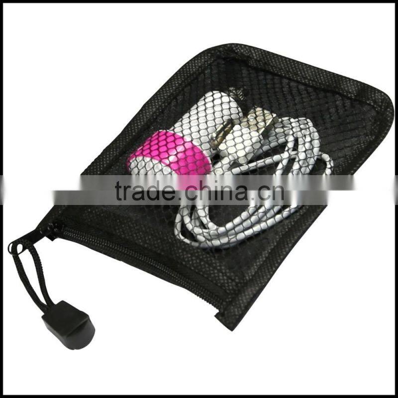 wholesale promotion gift Small Polyester Pouch earphone cable and Jewelry Organizer pouch
