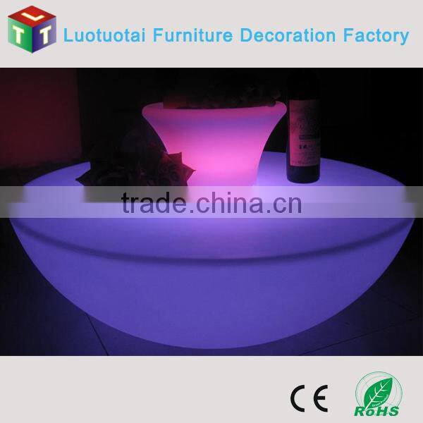 RGB Decorative color change led furniture /bar table with multicolor change