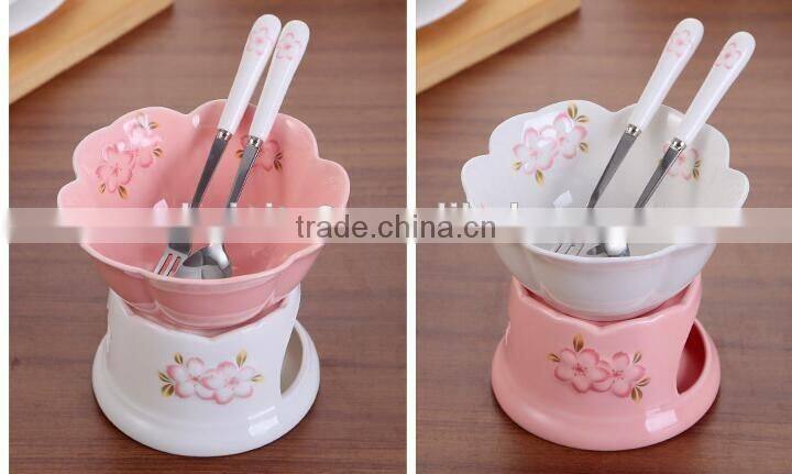 CY160 Tealight Fondue Set For Cheese or Chocolate TapasExplore Collection
