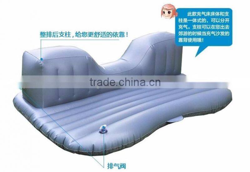 High Quality Car Inflatable Mattresses, Car Air Bed, Portable EN71 PVC Folding Outdoor Use Inflatable Air Bed