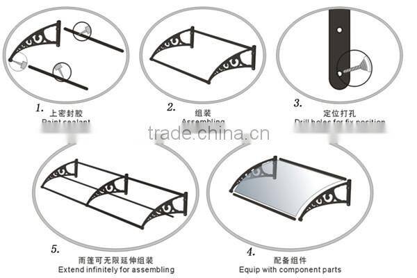 patio awning coversdoor rain awning for outdoor used