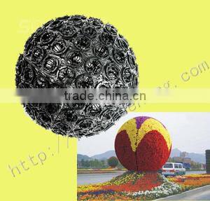 Plastic frame flower ball planter pots flower ball pots