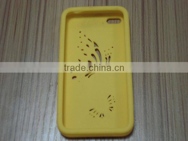 New Brown Soft Silicone Case Protective Cover for 4 inch cell phone