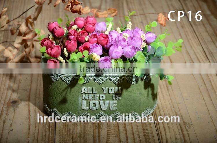2016 cement Flowerpot, flower pots wholesale, planters and pots