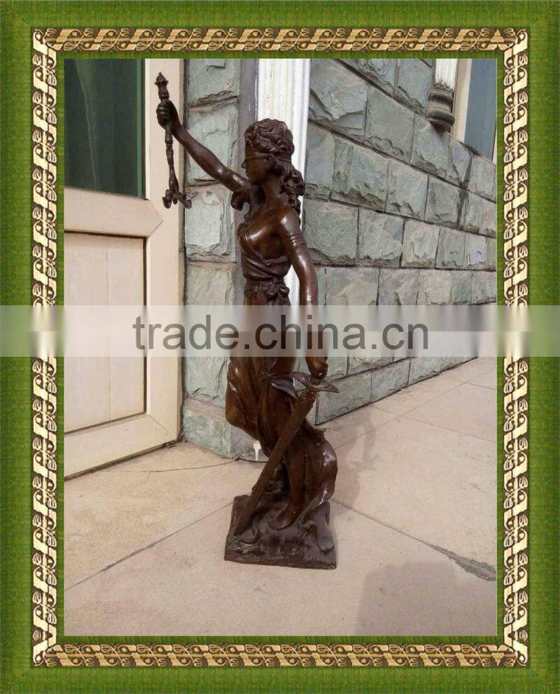 Western Europe Style Bronze Firgure Statue For Garden Statue Sculpture Decoration