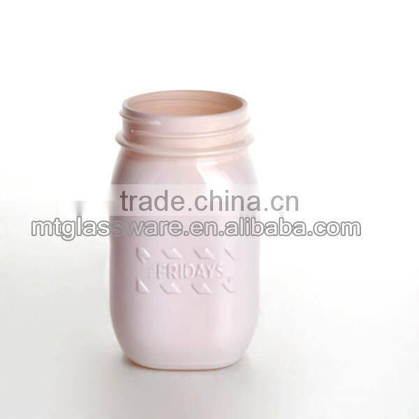 high quality glass mason jar glass vases for home decoration