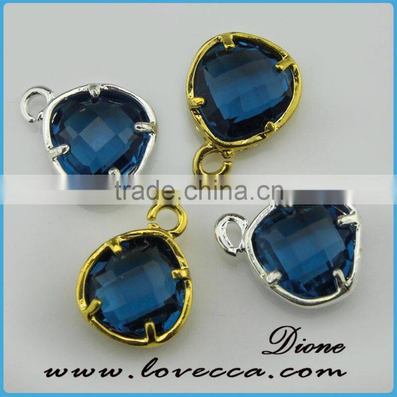 cheap wholesale glass natural quartz stone pendant