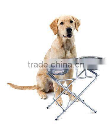 RH-3738 Stainless steel Three Stage Adjustable Pet Feeder