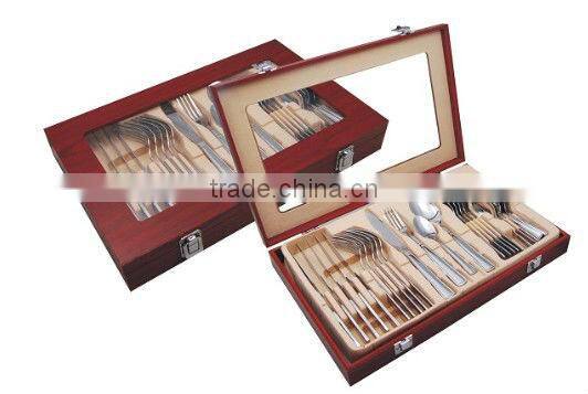 restaurant stainless steel cutlery set with low price