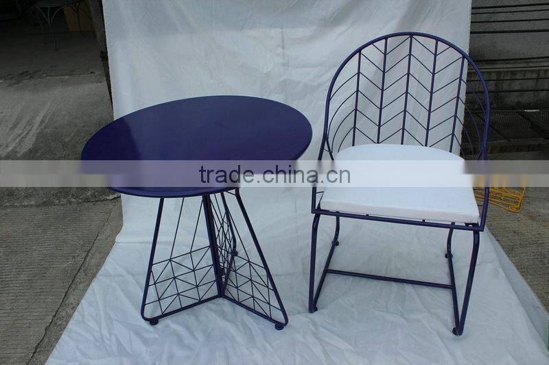 Garden furniture set table and two Chairs