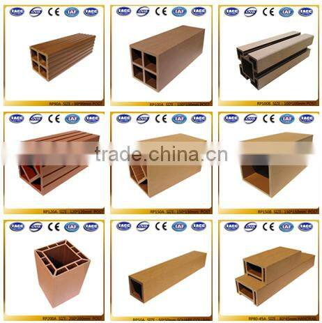 Hot sale and Factory price Engineered 150*150 mm wpc outdoor/indoor wpc handrail