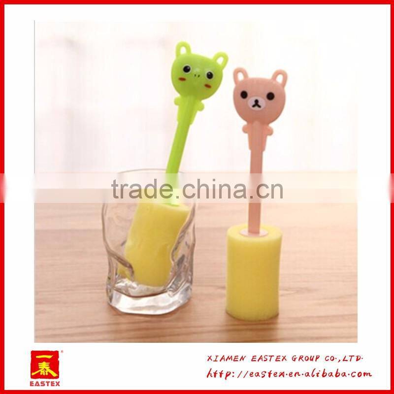 Cartoon shape sponge brush for cup