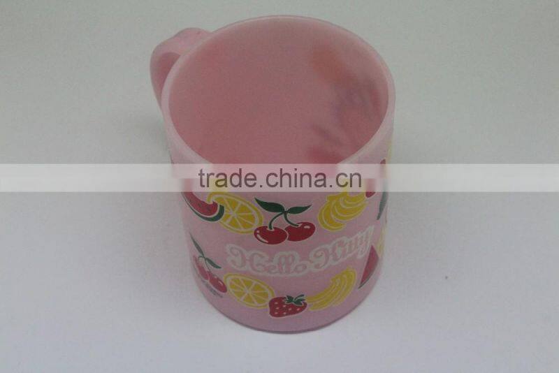 cold color changing PS plastic cup 11 oz with customized