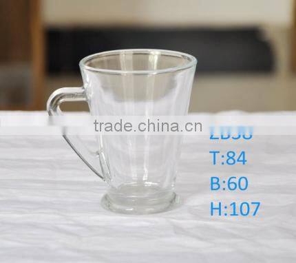 10oz 12oz 15oz 18oz glass beer mug glass tumbler with silk screen logo