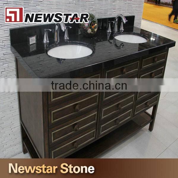 Chinese granite Absolutely black granite vanity top