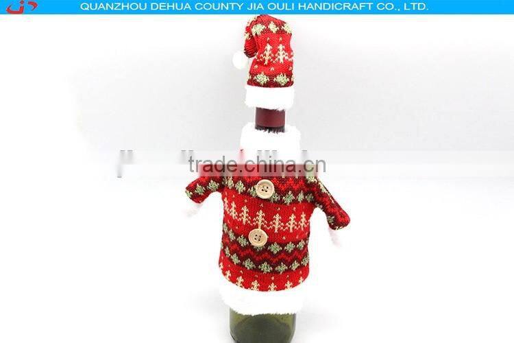 Fashion red mini wine bottle cover for wholesale