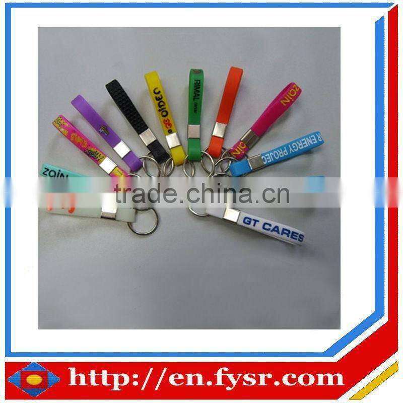 Custom silicone keychain