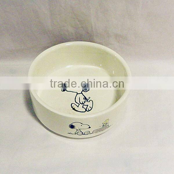 Raised Ceramic Dog Bowls Pet Feeder